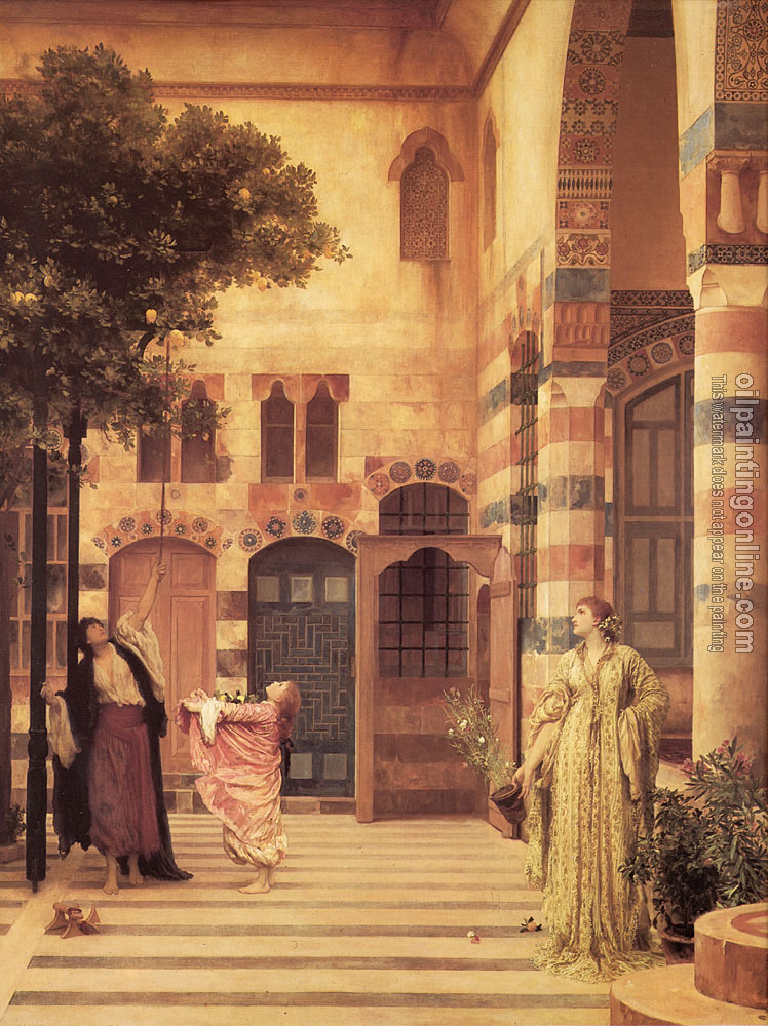 Leighton, Lord Frederick - Old Damascus, Jew's Quarter